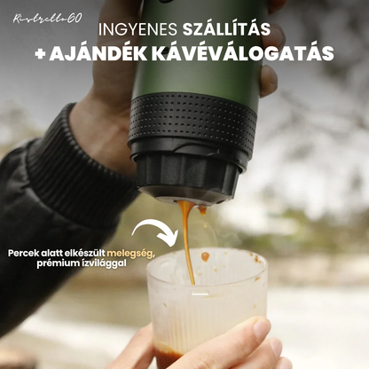 RistrettoGO Hordozható Kávégép + 3 INGYENES Ajándék