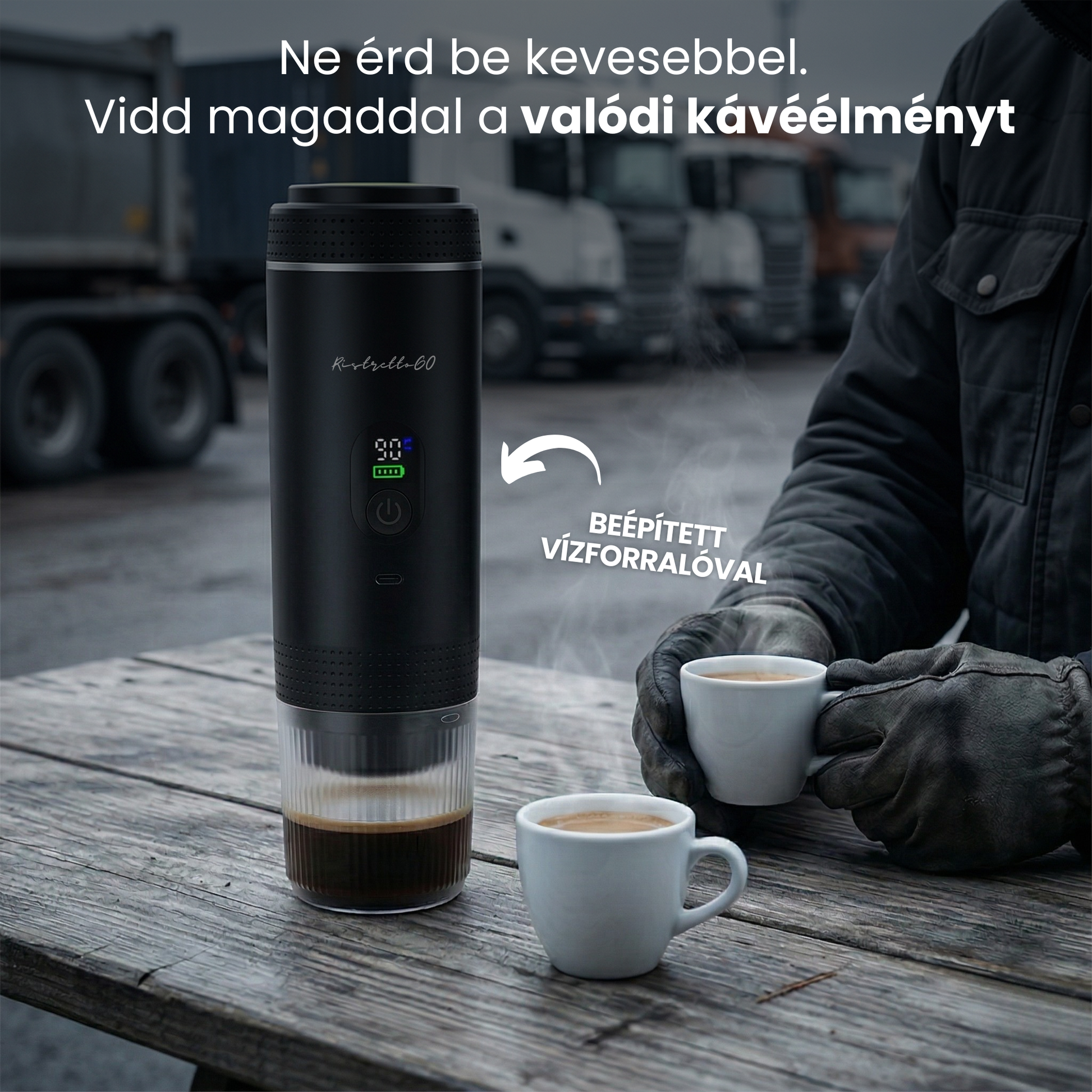 RistrettoGO 2.0 - Hordozható Kávégép - RistrettoGo