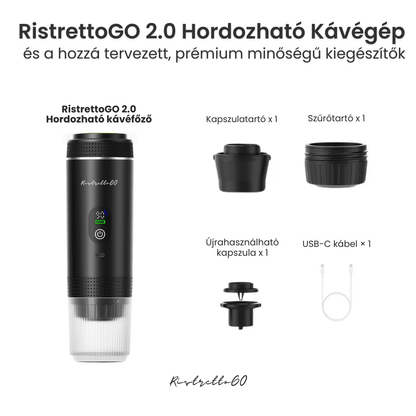 RistrettoGO 2.0 - Hordozható Kávégép - RistrettoGo